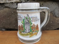 Piękny Ceramiczny kufel do Piwa_SCENKA RODZAJOWA