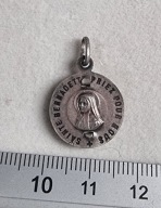 Relikwia relikwiarz medalik św. Bernadetta