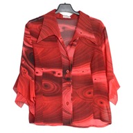 bluzka bordowa czerwona czarna