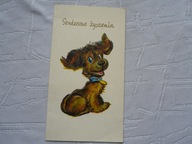 PIES SERDECZNE ŻYCZENIA KARNET