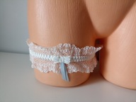 Śliczna markowa podwiązka Charade ecru