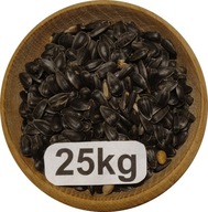 Słonecznik Czarny dla ptaków, Polski, od Rolnika, 25kg, 2025r