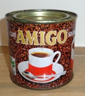 AMIGO Instant Coffee stara puszka z 1989r.