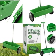 SIEWNIK DO TRAWY I NAWOZU RĘCZNY ROZSIEWACZ OGRODOWY WARZYW NASION 6L