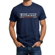 Koszulka bawełniana DYNAMIC granatowy T-shirt męski 7 XL NADWYMIAR