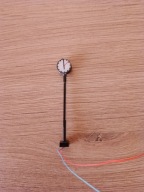 zegar na peron,dworzec oświetlony led rezystor gratis