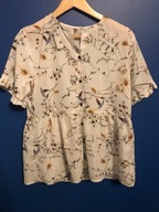 Bluzka w kwiaty z krótkim rękawem - Shein rozmiar S