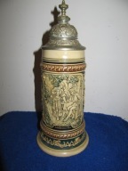 Stary Ceramiczny Kufel Karczmiak -43-