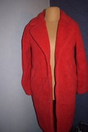 ANOTHEREIGHT Piękne futerko sztuczne nowe czerwone z kieszeniami_42