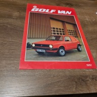 VW Volkswagen Golf I Mk 1 Golf Van 1982
