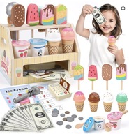 DREWNIANIA LODZIARNIA ZABAWKA EDUKACYJNA - Super prezent na Święta