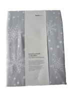 POŚCIEL HOME&YOU z mikrofibry z motywem świątecznym śnieżynki 160x200