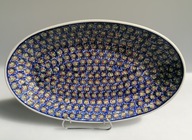 STARY PÓŁMISEK CERAMICZNY BOLESŁAWIEC BRONISŁAW WOLANIN