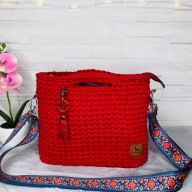 Torebka Koszyk Handmade Pleciona Damska na Ramię | Polska