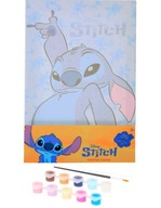 DUŻY OBRAZ MALOWANIE PO NUMERACH na Ramie dla Dzieci z Farbami STITCH