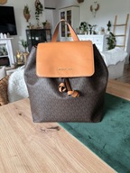 Michael Kors plecak JUNIE brown monogram