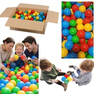 PIŁKI KULKI DLA DZIECI 300 SZT DO SUCHEGO BASENU KOLOROWE 6 CM ZABAWA