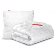 Kołdra i poduszka | Komplet pościeli 140x200 cm i 70x80 cm Całoroczna Biała