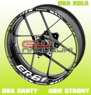 NAKLEJKI ER-6F PASKI FELGI RANTY ZESTAW !!!