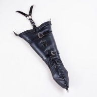 Armbinder bondage glove czarna rękawica unisex regulowana BDSM