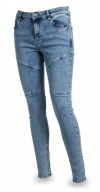Bershka Jeansy Damskie Super Skinny – Rozmiar 38 / M – Denim Rurki
