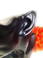 Kolczyki Srebrne Małe 2mm Wkrętki Oczka Cyrkonie Stal Chirurgiczna