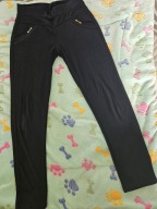 Granatowe legginsy M