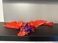Smok skrzydlaty z ruchomą szczęką 3D Druk 33CM
