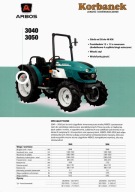 PROSPEKT ARBOS 3040 / 3050. CIĄGNIKI ROLNICZE