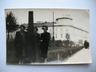 LUBLIN KRAKOWSKIE PRZEDMIEŚCIE HOTEL EUROPA DZIEWCZYNY stare FOTO 1954 r.