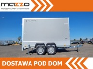 PRZYCZEPA KONTENER FURGON BOX TEMARED DOSTAWA 300x150x180 DMC750KG KAT. B
