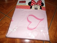 PRZEŚCIERADŁO NA GUMCE Z MYSZKA MINNIE - 90 cm x 200 cm