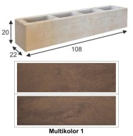 Pustak gładki Combet PG108x22x20 Multi 1