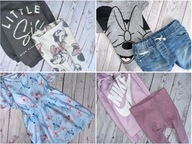 r.86-92 MEGA PAKA 63szt ZESTAW UBRANEK dla córci dziewczynki PEREŁKI