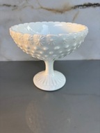 Cukiernica stokrotki i guziczki szkło Ząbkowice PRL