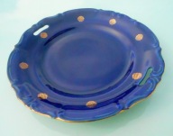 Patera z uchami Porcelit Tułowice, kolor kobalt