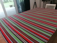 WEŁNIANY TKANY KILIM KAPA NARZUTA PASIAK 140 x 200 EZ