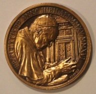 WATYKAN - PAPIEŻ FRANCISZEK 2015 PONTYFIKAT, BRĄZ, CERT + ETUI, RZADKOŚĆ