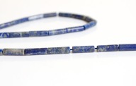 Naturalny LAPIS LAZULI rurka rureczki Rurki komplet