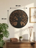 Dekoracja Ścienna 3D 38x38 cm Drzewo Życia