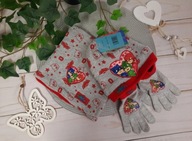 Pidżamersi komplet zimowy komin czapka rękawiczki r.52
