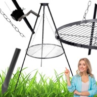 Ruszt na ognisko trójnóg 80 cm Berdsen BD-884