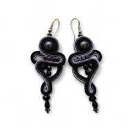 kolczyki sutasz perła Swarovski