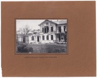 Dwór w Pęcicach Małych pod Warszawą 1915r. Karta z albumu