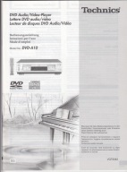 INSTRUKCJA OBSŁUGI DVD-AUDIO TECHNICS DVD A10