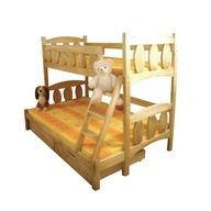 łóżko piętrowe 3 osobowe Romek potężne mocne i grube.Nowe Wysyłka Producent