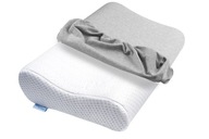 Poszewka do poduszki ortopedycznej 40x50 Medi Sleep szara bawełna ZAMIENNA