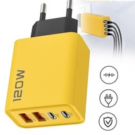 120W SZYBKA ŁADOWARKA USB C, ŁADOWARKA SIECIOWA USB, DO TELEFONU LAPTOPA