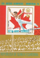 Gwinea Równikowa 1976 bl.224 kasowany cena 2,20 zł - IO Montreal