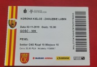 Bilet korona Kielce - Zagłębie Lubin